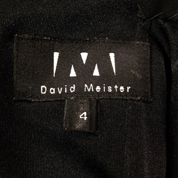 David Meister Black Cocktail Dress TPI - Picture 5 of 5